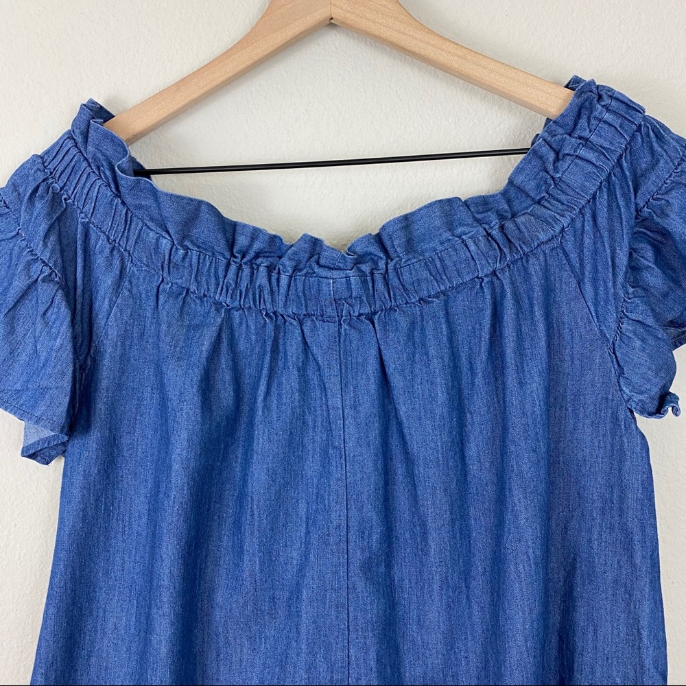 Anthro Corey Lynn Calter Off-The-Shoulder Dress - Picture 10 of 11